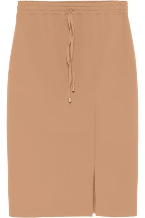 Ermanno Firenze Drawstring midi skirt