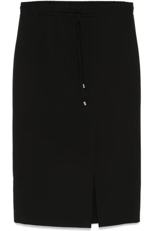 Ermanno Firenze Drawstring midi skirt