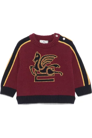 Etro Pegaso-intarsia sweater