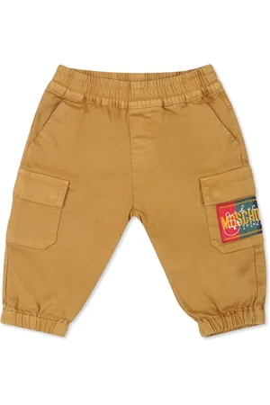Moschino Logo-appliqué trousers