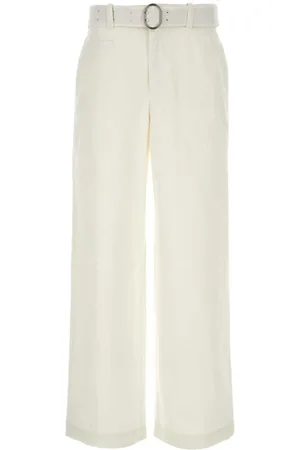 Jil Sander Belted-waist wide-leg trousers