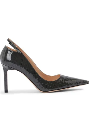 Tom Ford 85mm Angelina croc-embossed leather pumps