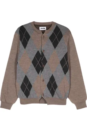 MAGLIANO Argyle-intarsia cardigan