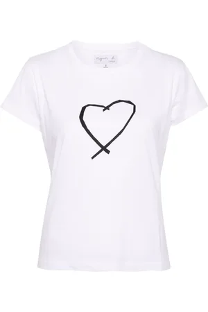 AGNÈS B. Sarajevo heart-print cotton T-shirt