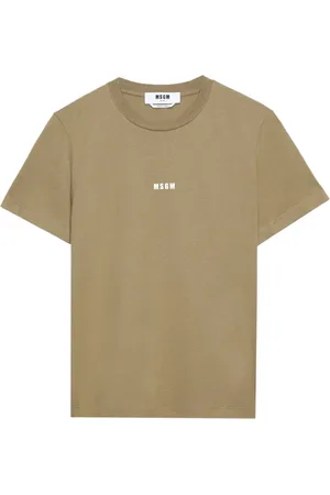 Msgm Logo-print cotton T-shirt