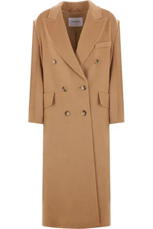 Max Mara Double-breasted camel coat