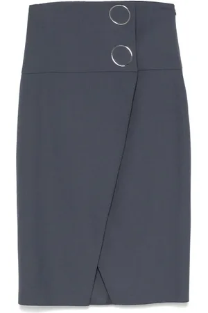 Patrizia Pepe Buttoned midi skirt