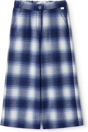 Il gufo Plaid trousers