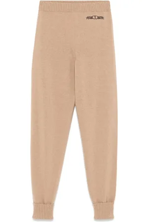 Twin-Set Logo-embroidered track pants