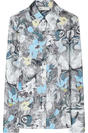 Tory Burch Floral-print silk shirt