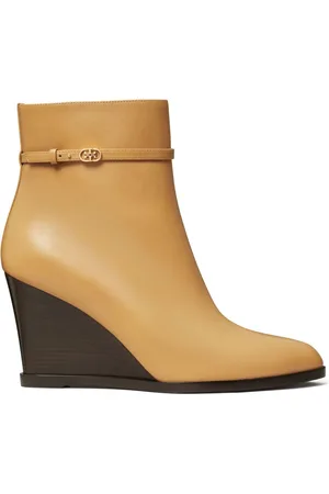 Tory Burch 85mm Double T wedge boots