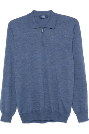 FEDELI Fine-knit polo shirt