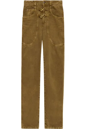 Isabel Marant Brinley buckle jeans