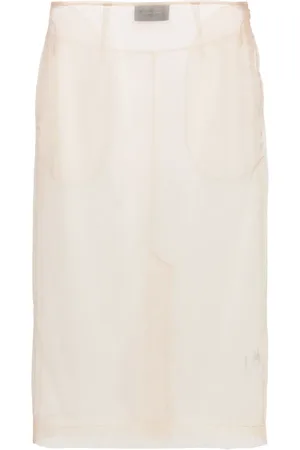 Simone Rocha Mesh sheer midi skirt
