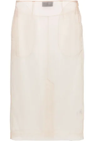 Simone Rocha Sheer midi skirt
