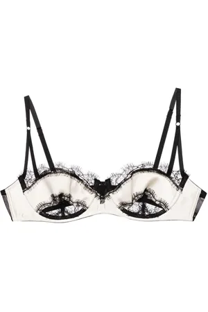 Kiki de Montparnasse Lace inset balconette bra