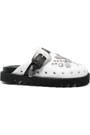 TOGA PULLA Metal-eyelet mules