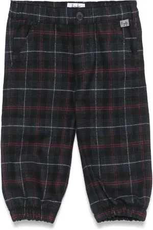 Il gufo Checked trousers