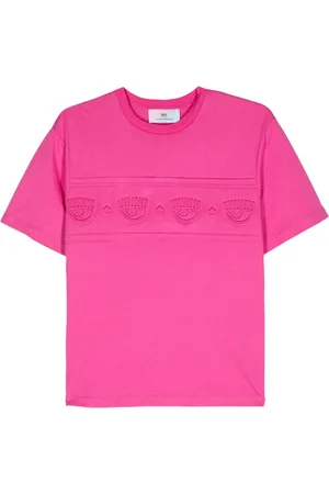 Chiara Ferragni Eyelike-embossed cotton T-shirt
