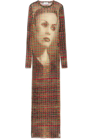 Jean Paul Gaultier Face-print dress