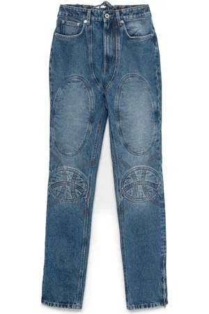 Jean Paul Gaultier Lace-up detail jeans