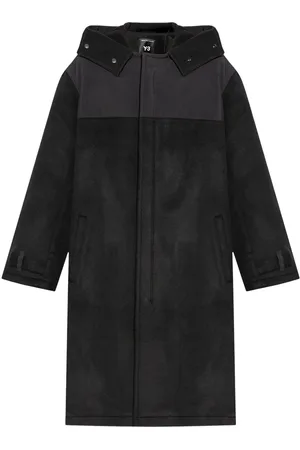 Y-3 Hooded trench coat