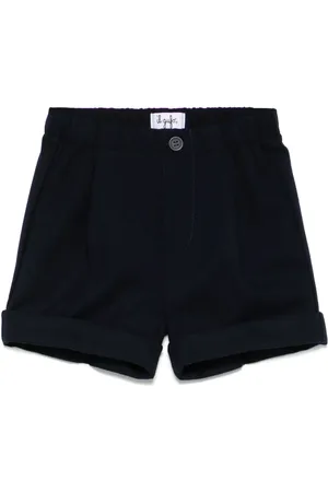 Il gufo Pleat-detail shorts