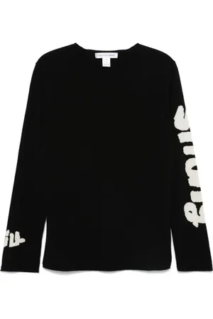 Comme des Garçons Intarsia-knit sweater