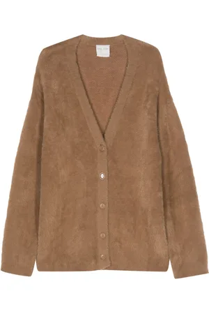 FORTE FORTE Brushed buttoned cardigan