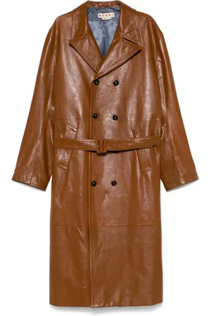 Marni Shiny Leather coat