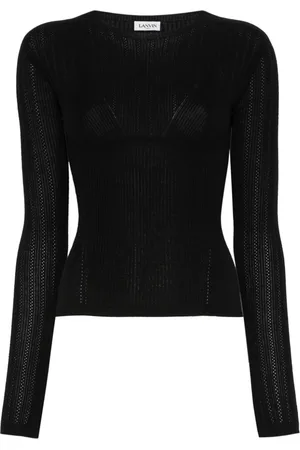 Lanvin Ribbed-knit jumper
