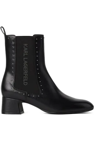 Karl Lagerfeld Bonnie stud-embellished boots