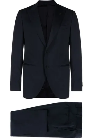 LUIGI BIANCHI MANTOVA Single-breasted virgin wool suit