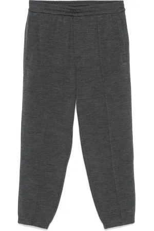 Emporio Armani Mélange-effect track pants