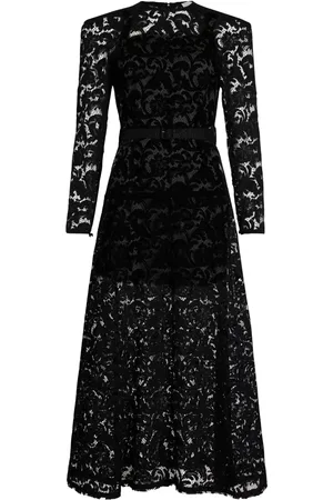 Patou Floral-lace maxi dress