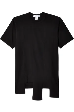 Comme des Garçons Draped panel short-sleeve T-shirt