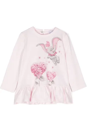 MONNALISA Dumbo-print cotton T-shirt
