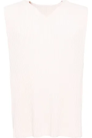 Issey Miyake August pleated tank top