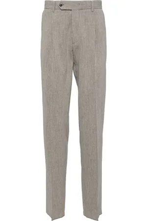 MAN ON THE BOON. Wool-blend tapered trousers