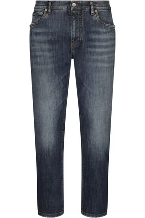 Dolce & Gabbana Washed tapered jeans