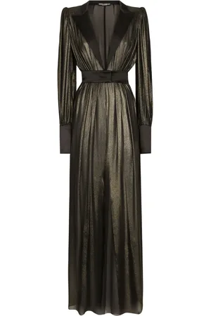 Dolce & Gabbana Lurex plunge gown
