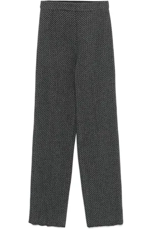 Emporio Armani Pattern-jacquard trousers