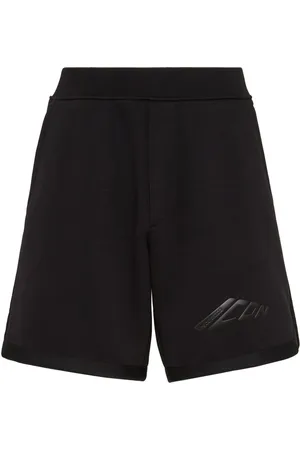 Dsquared2 Logo-embossed elasticated-waist track shorts