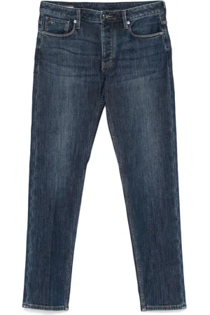 Emporio Armani Logo-plaque jeans