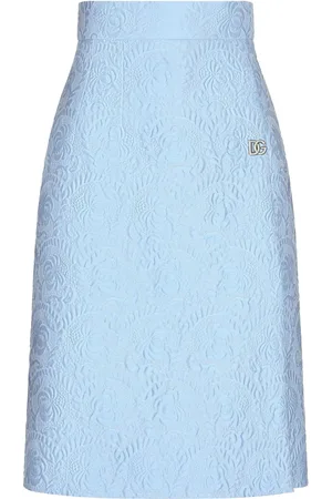 Dolce & Gabbana Brocade A-line midi skirt