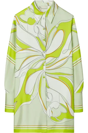 Tory Burch Floral-print silk shirt