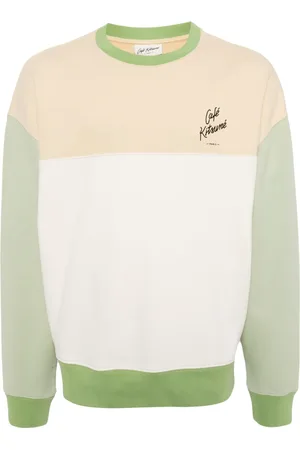 CAF Colour-block cotton sweatshirt