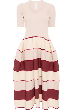 CFCL Pottery stand-up collar dress