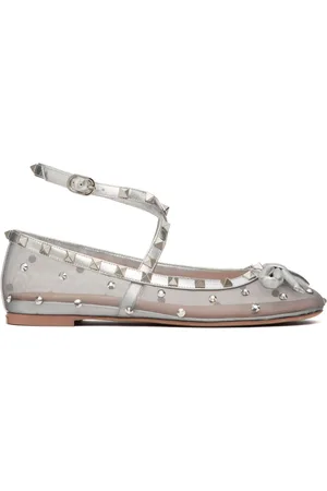VALENTINO GARAVANI Rockstud ballerina shoes