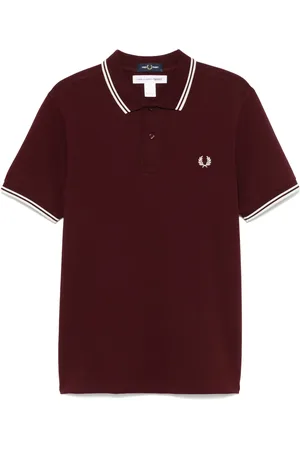 Comme des Garçons X Fred Perry logo-embroidered polo shirt